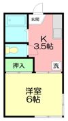 常楽ハイツ1の間取り画像