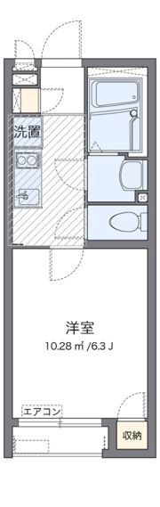 クレイノ壱番館の間取り画像