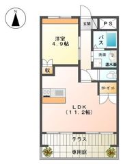 レフィナードN．Kの間取り画像