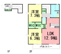 アリュールの間取り画像