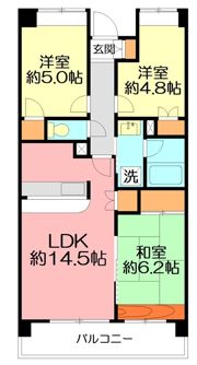 エーデルハイムの間取り画像