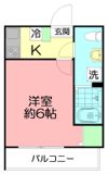 ロジュマン東海大学前の間取り画像