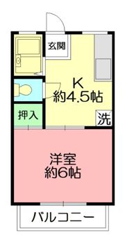 シティハイム鶴巻壱番館の間取り画像