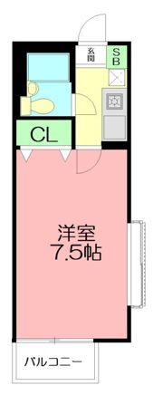 ペルソンヌ下依知の間取り画像