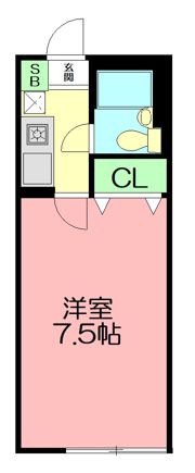 ペルソンヌ下依知の間取り画像