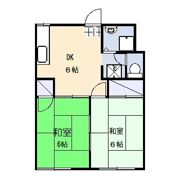 クレセント山下Aの間取り画像