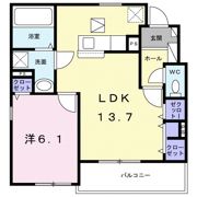 アベニール湘南の間取り画像
