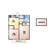 横浜市泉区下和泉アパートの間取り画像