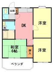 シティハイムルナIの間取り画像