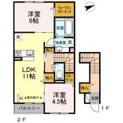 セジュール本覚寺の間取り画像