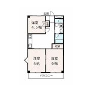 ハイツ堂山の間取り画像