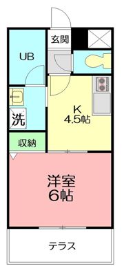 ベルピア藤沢善行第4の間取り画像