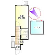 レオパレス小田急相模原第7の間取り画像