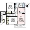 グリーンヒルDの間取り画像
