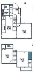 磯部貸家の間取り画像