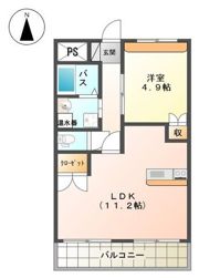 レフィナードN．Kの間取り画像