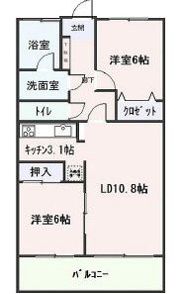 サーパス海老名の間取り画像