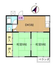 片野コーポの間取り画像