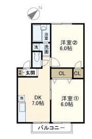 グローリアの間取り画像