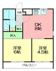 コンフォート本郷台A棟の間取り画像