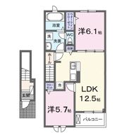 カフア テラスの間取り画像