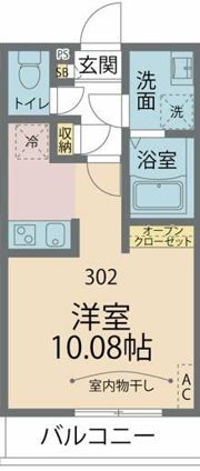 カインドネス愛甲石田Westの間取り画像