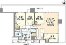 THE TOWER 湘南辻堂の間取り画像
