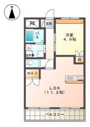 レフィナードN．Kの間取り画像
