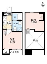 ルナ・レジデンス平塚（ルナ・レジデンスヒラツカ）の間取り画像