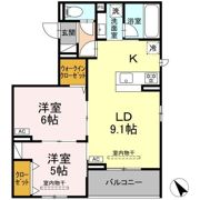 シャルムコートの間取り画像