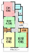 田仲第2ビルの間取り画像