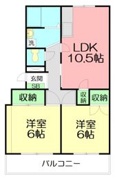 CASAあけぼのの間取り画像