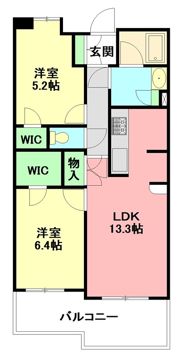 セブンフィールドの間取り画像