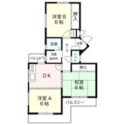 塩川マンションの間取り画像
