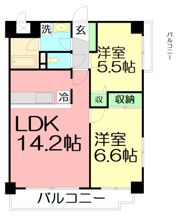 ヒルシュガッセの間取り画像