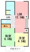 メゾン大井Bの間取り画像