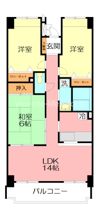 オルデンシア開成の間取り画像