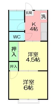 第2山仁ハイツの間取り画像