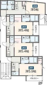 MELDIAかしわ台の間取り画像
