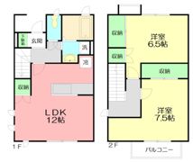 コリーナ七里ガ浜Aの間取り画像
