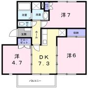 ひよこハイツIIの間取り画像