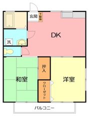 ライフ湘南の間取り画像