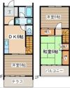 テラスハウスミトメ Iの間取り画像