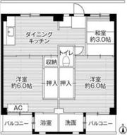 ビレッジハウス鎌倉10号棟の間取り画像
