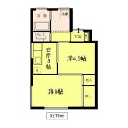 石田荘の間取り画像