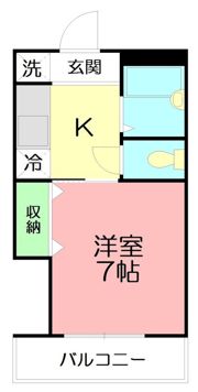 メルベーユの間取り画像