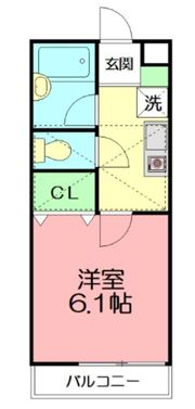 Pony Ville B棟の間取り画像