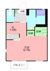 アベーテ栢山の間取り画像