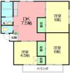 ハイツシャインBの間取り画像