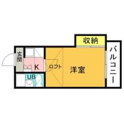 レオパレス本厚木第35の間取り画像